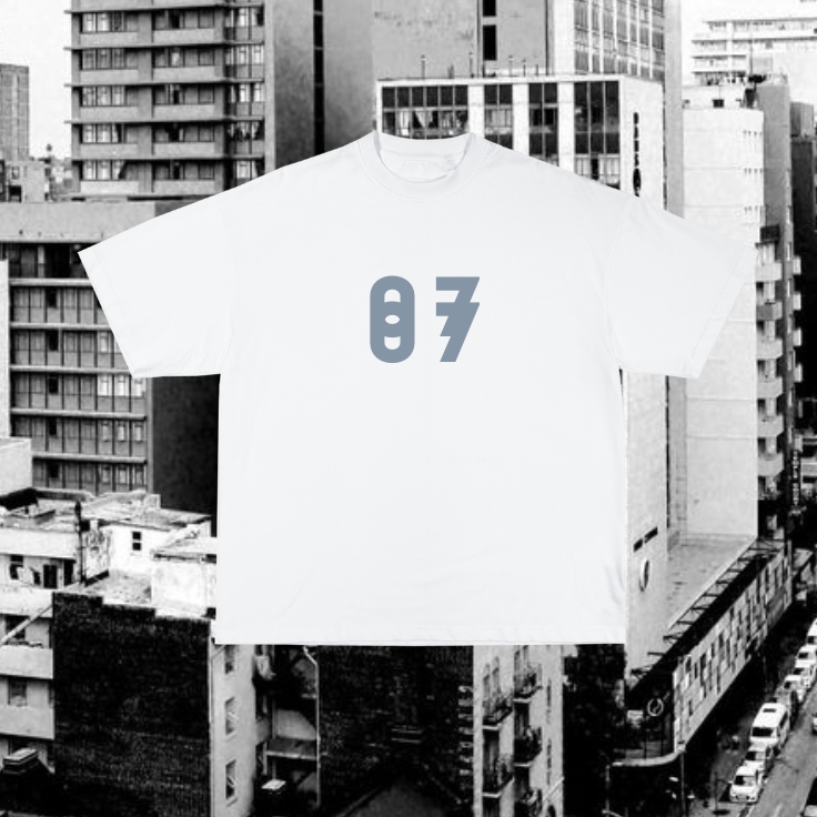 87 Faith Tee White - Front
