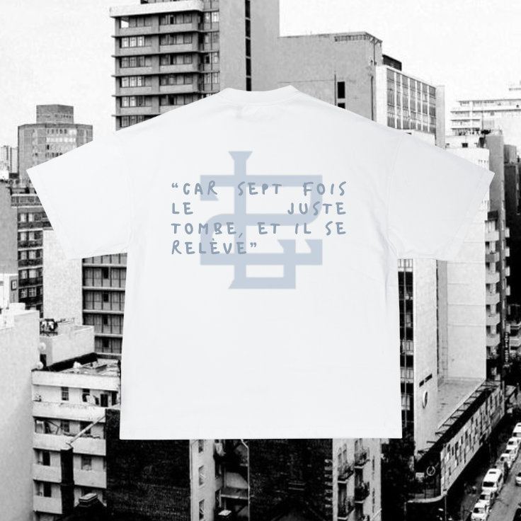 87 Faith Tee White - Back