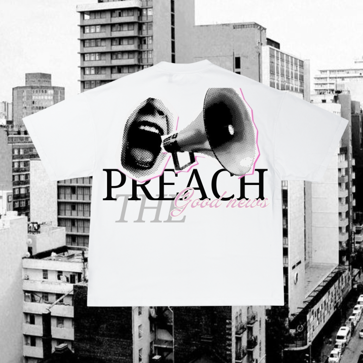 PREACH Logo Tee White